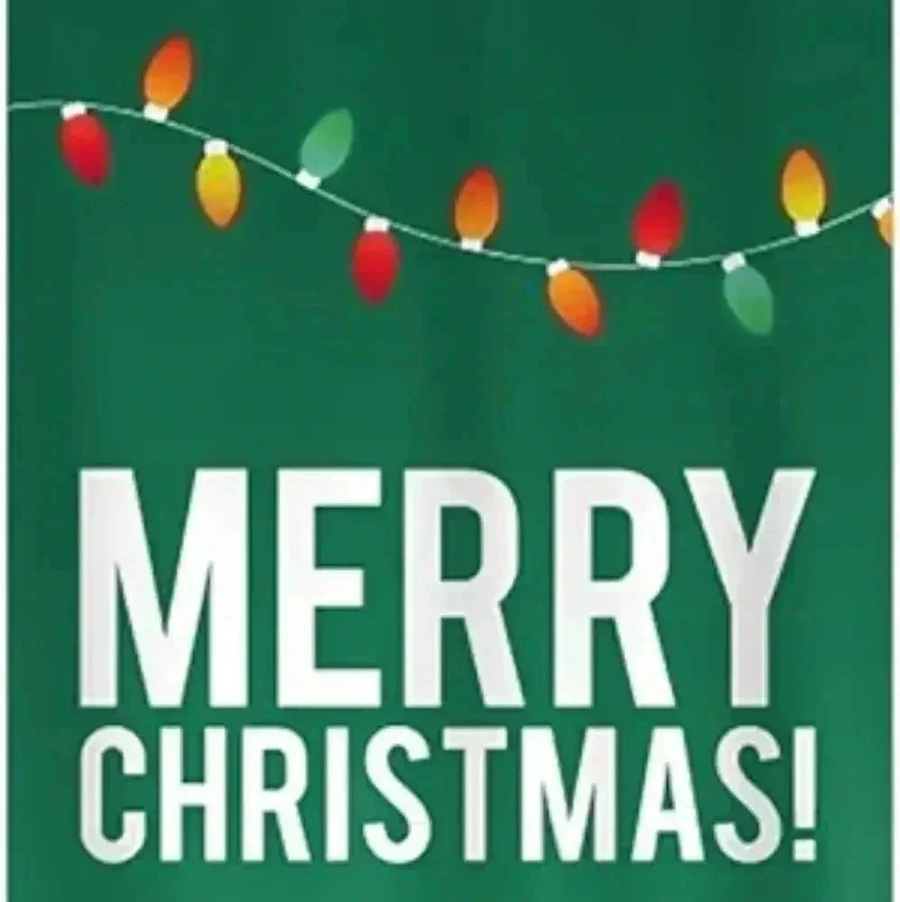 CHRISTMAS Happy Holidays SANTA Door‎ Banner Reusable Washable 84in NEW